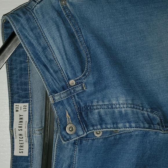 BNWoT Topman Blue Stretch Skinny Denim US 32 - Picture 2 of 4